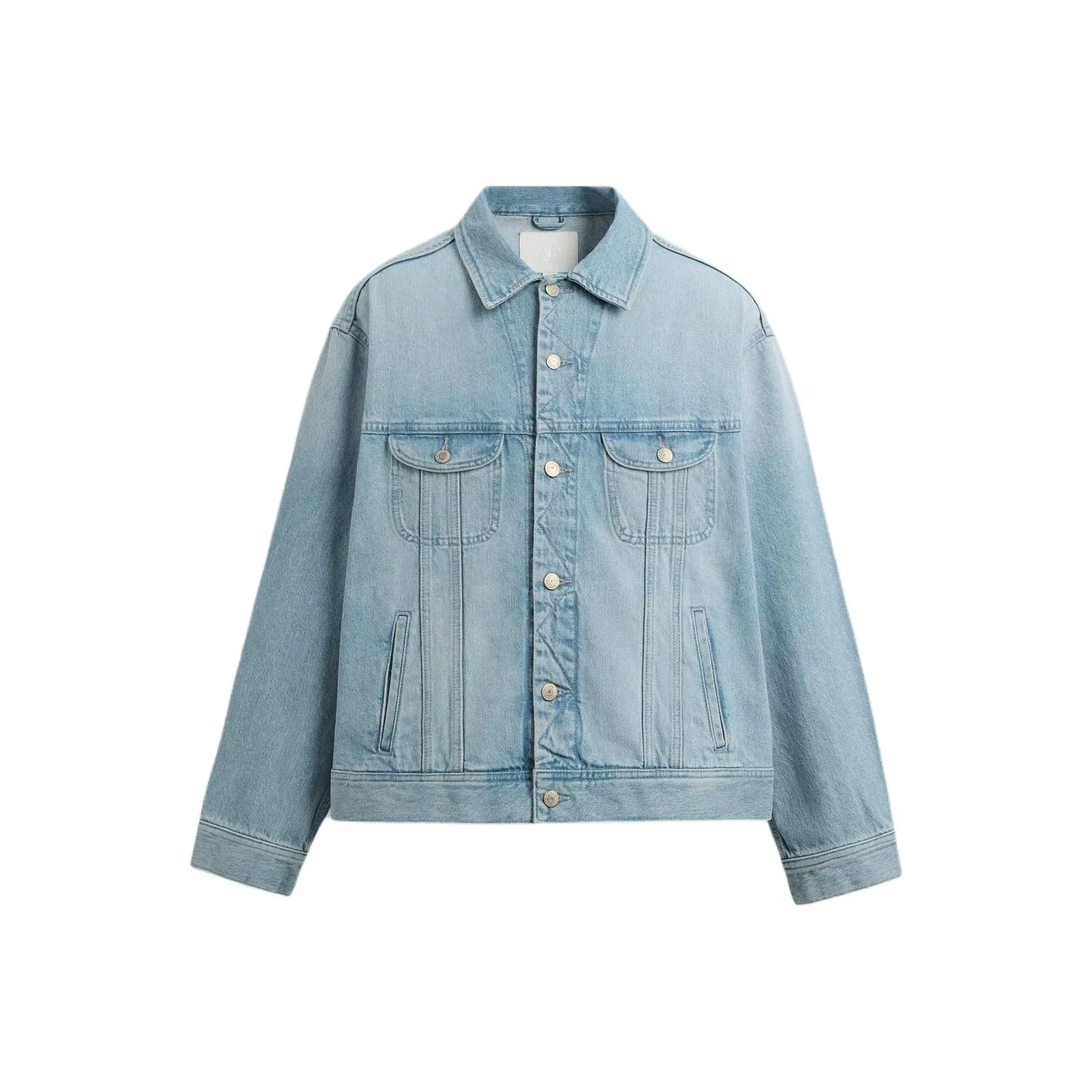 ZARA Denim Куртка Мужская Светло-Синяя