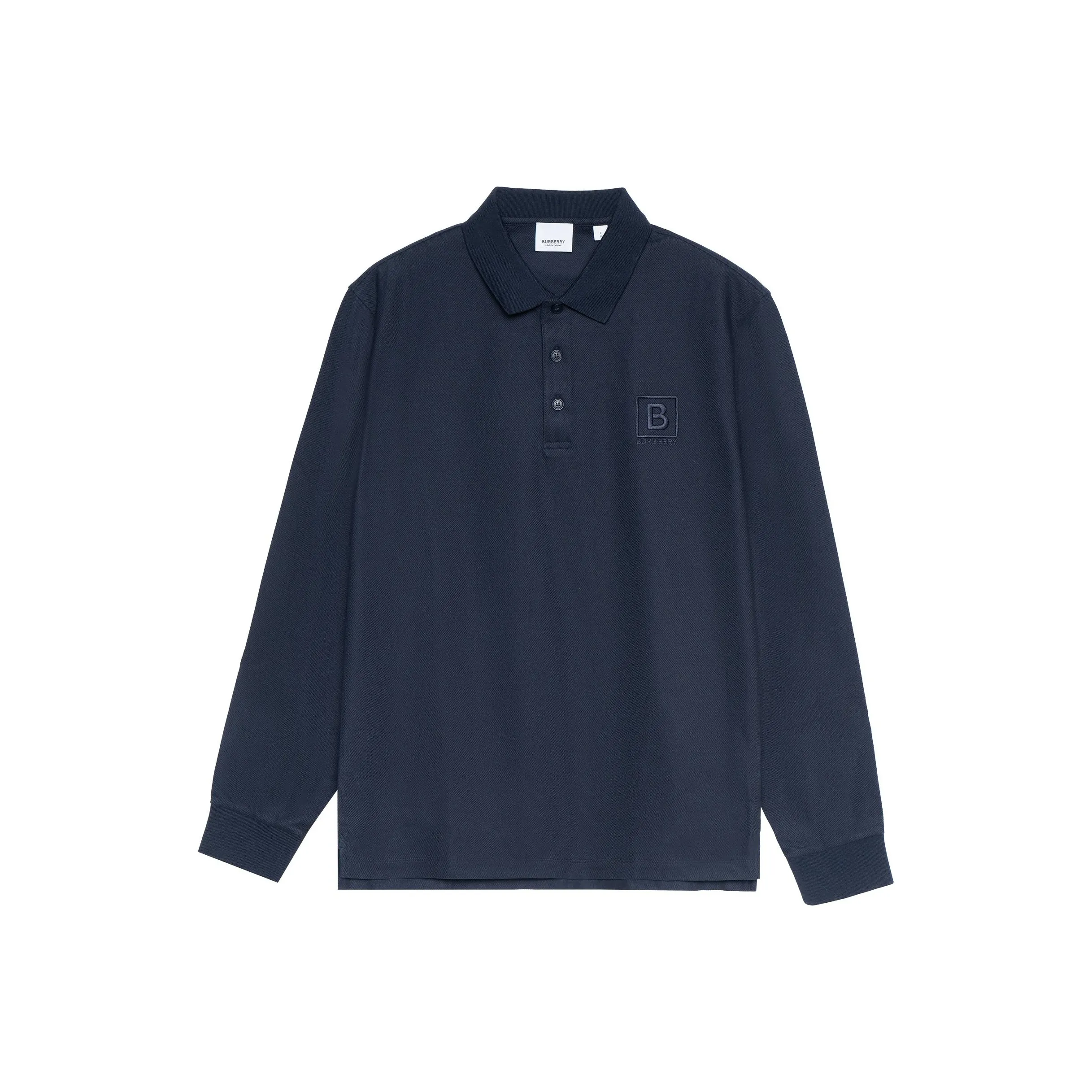 Burberry FW22 Polo Shirt Men's Navy Blue