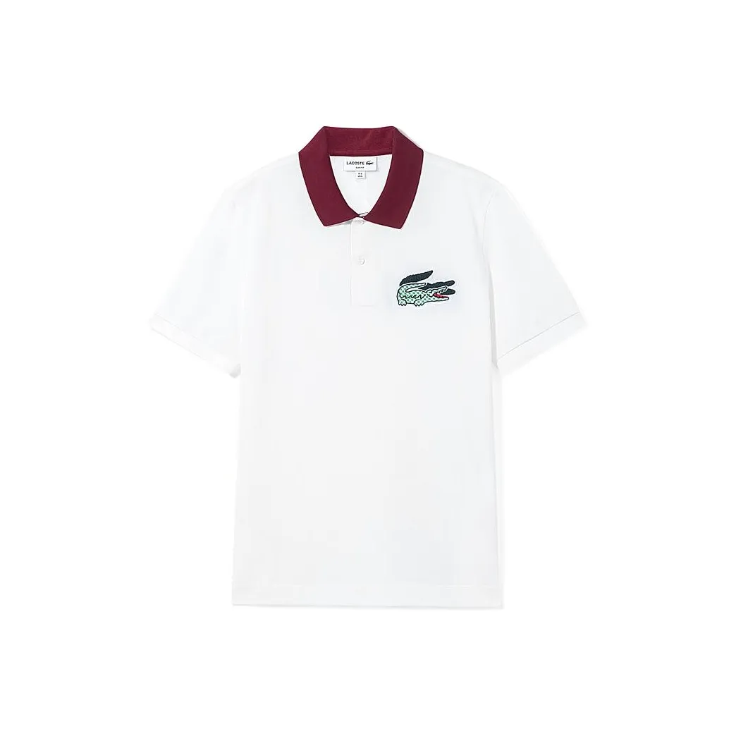LACOSTE Polo Shirts Men's White