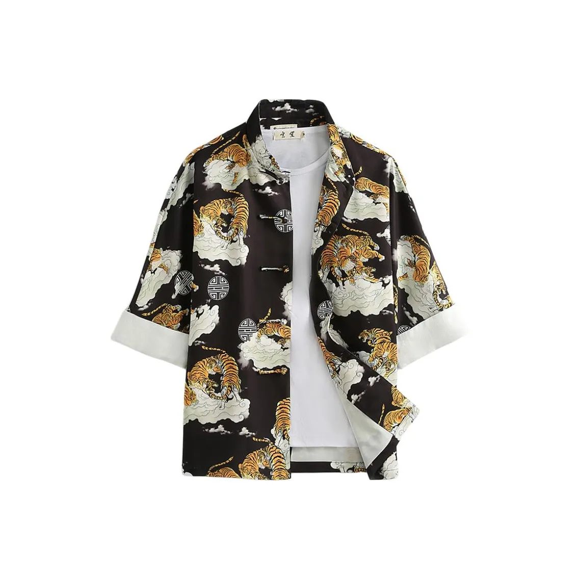 XUANSHENG Рубашка Мужская Black Tiger