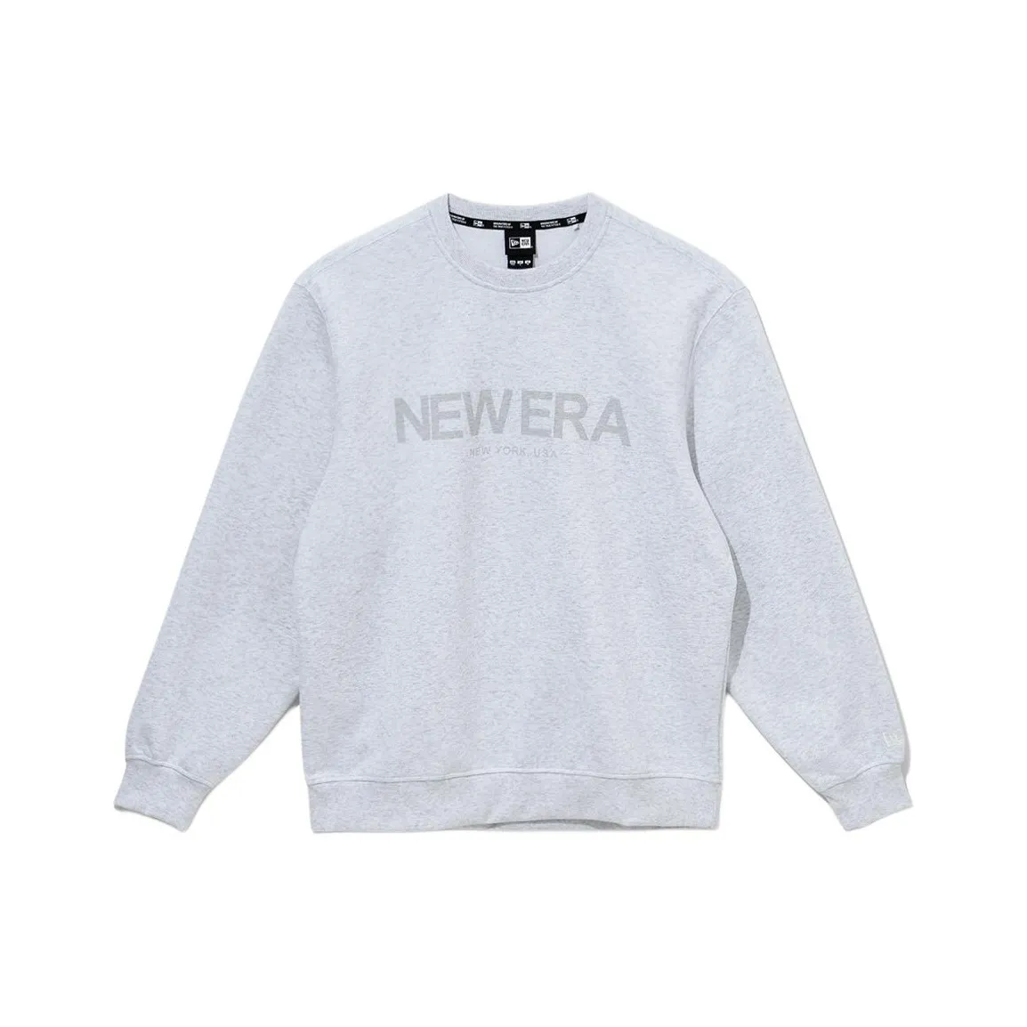 New Era Sweatshirt Unisex Heather Gray