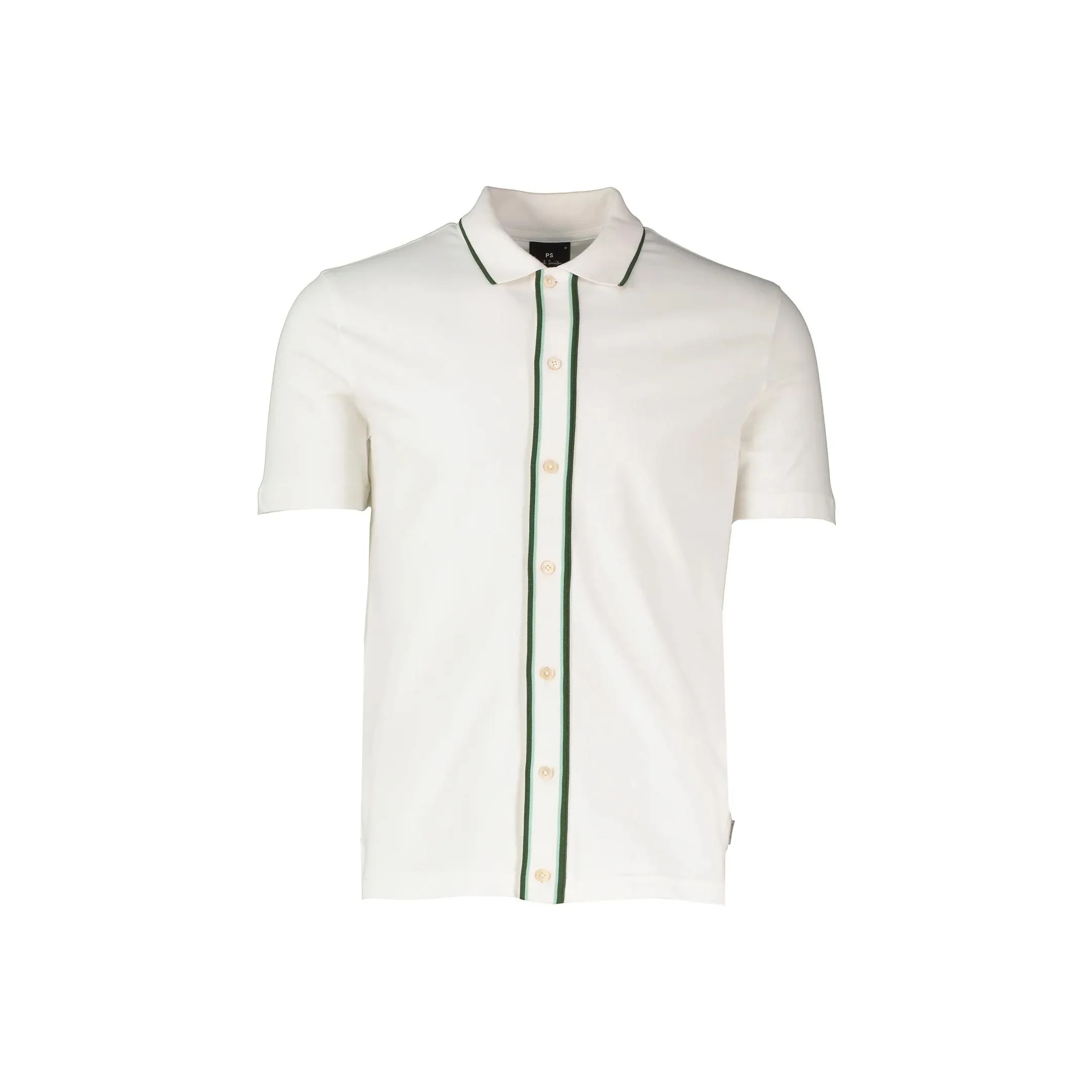 Ps Paul Smith Paul Smith Button Front Stretched Polo Shirt