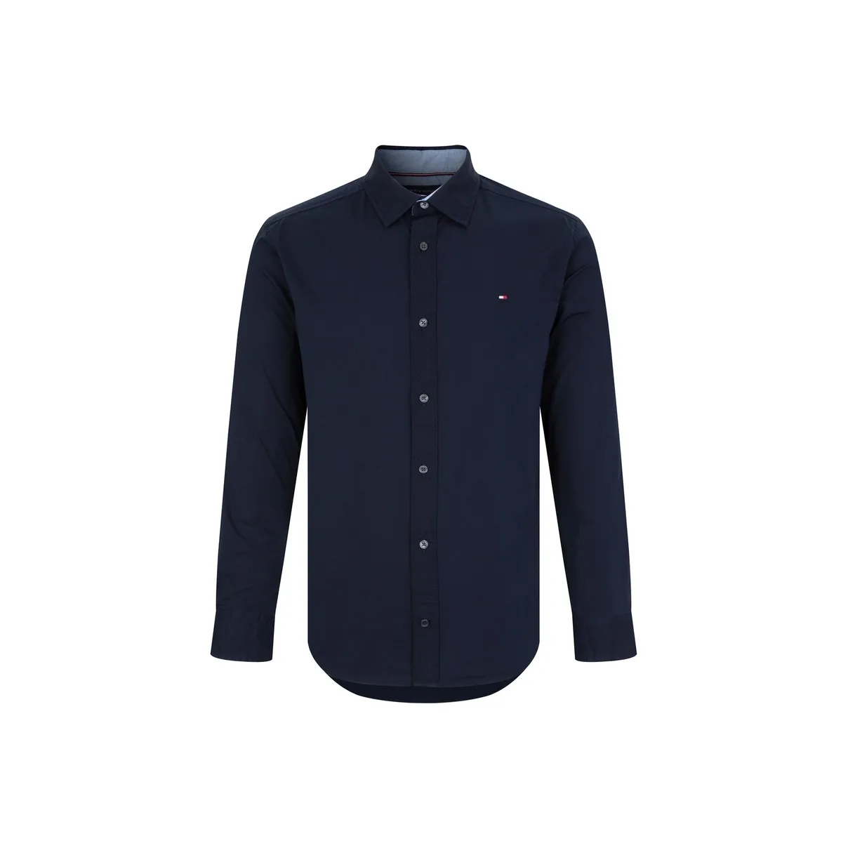 Tommy Hilfiger Рубашка Мужская Темно-Синяя