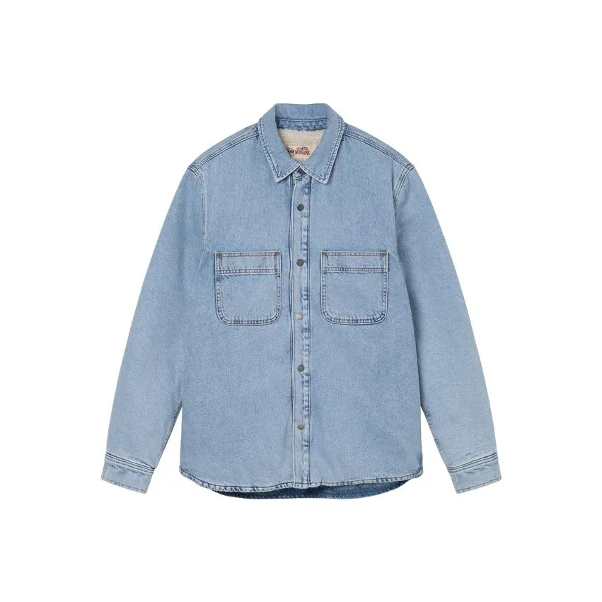 Stussy Sherpa Lined Denim Shirt