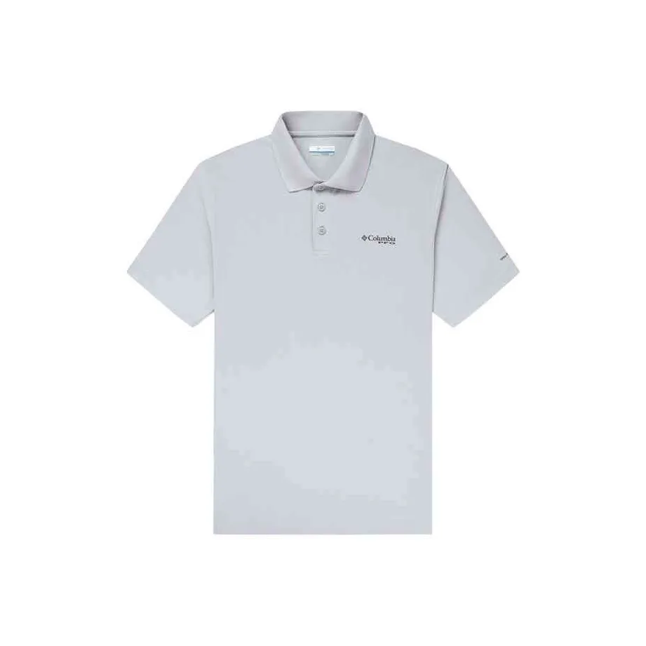 Columbia PFG SS25 Поло Мужское Белое