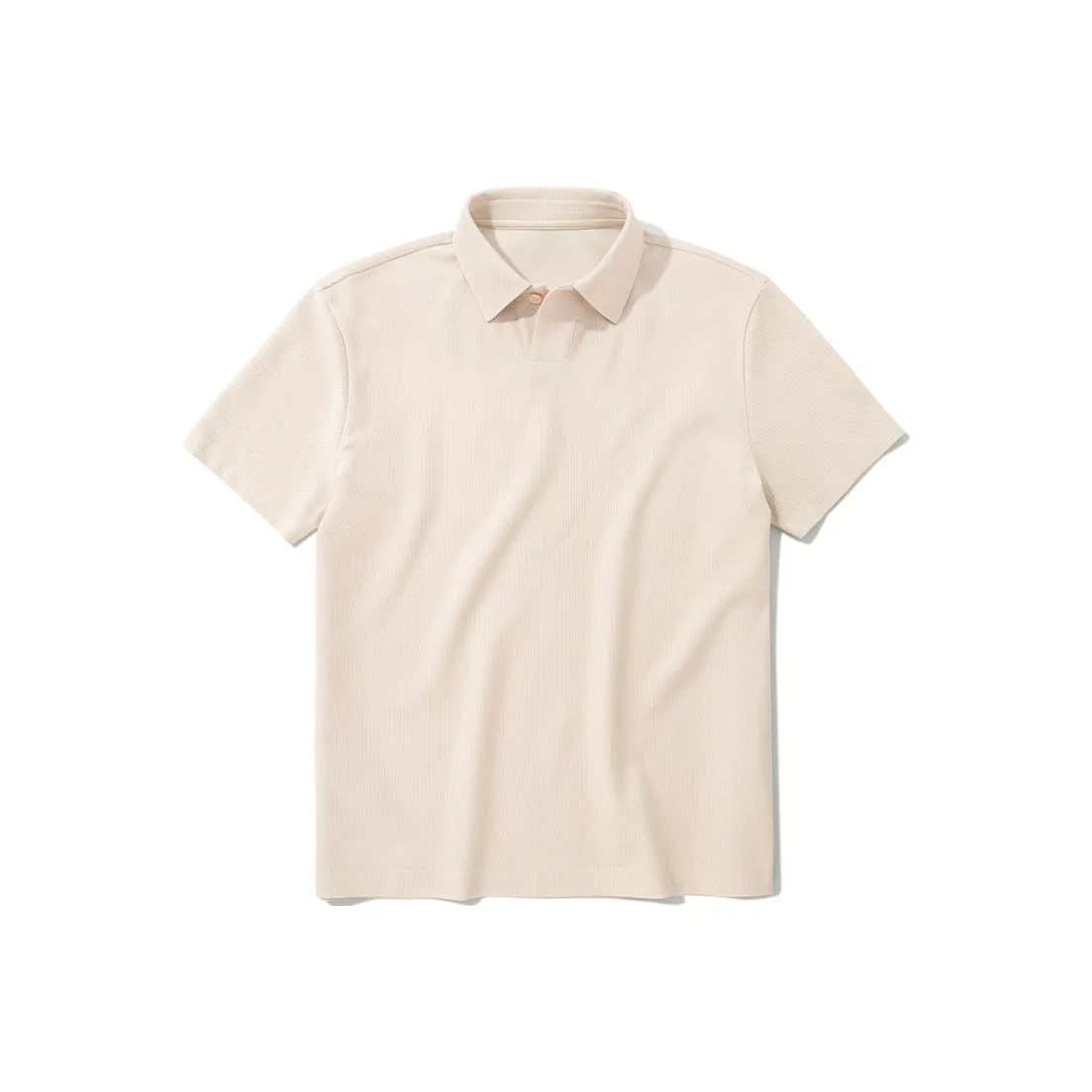 Mr.Bu Polo Shirt Men's Elegant Beige Apricot