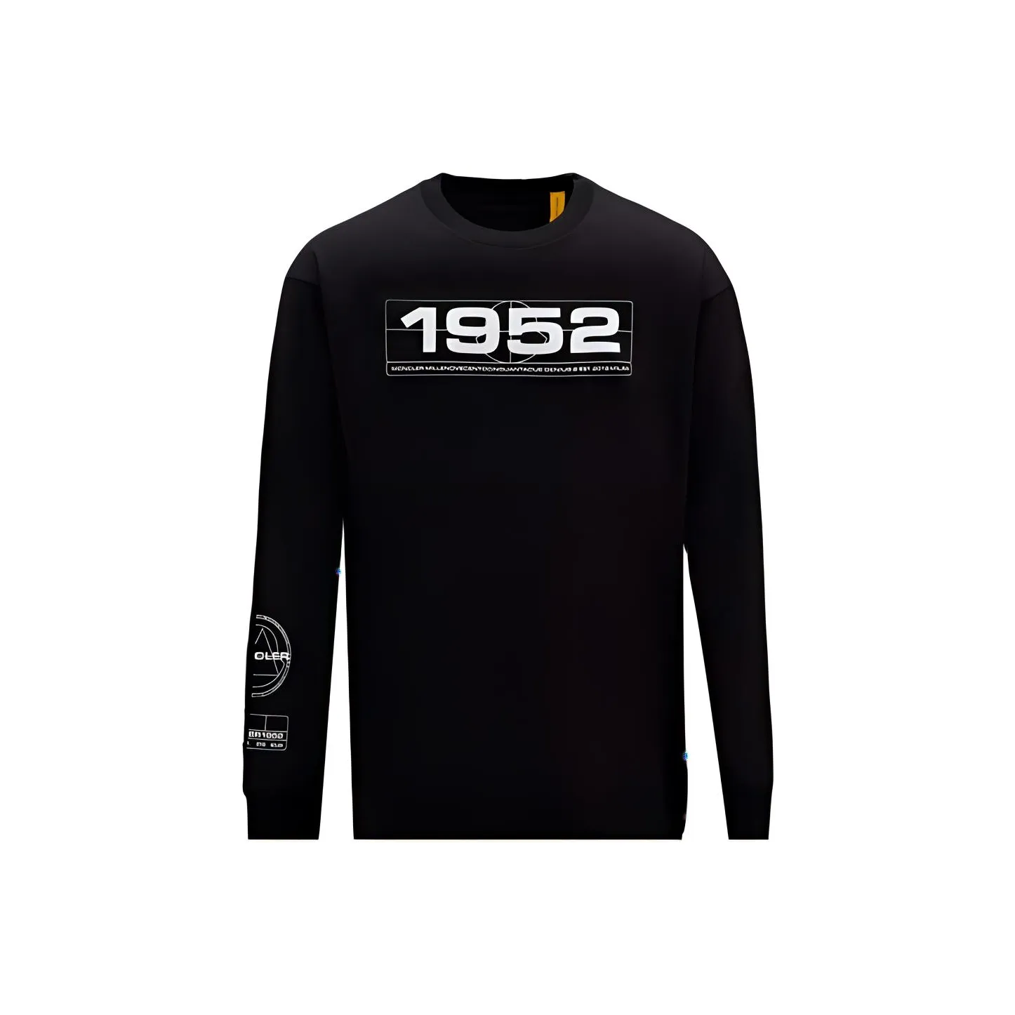 MONCLER GENIUS Мужская черная рубашка T