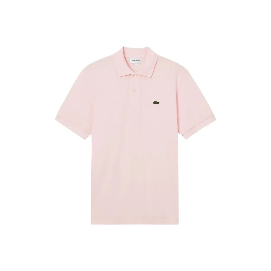 LACOSTE SS25 Polo Shirt Men's Flamingo Pink