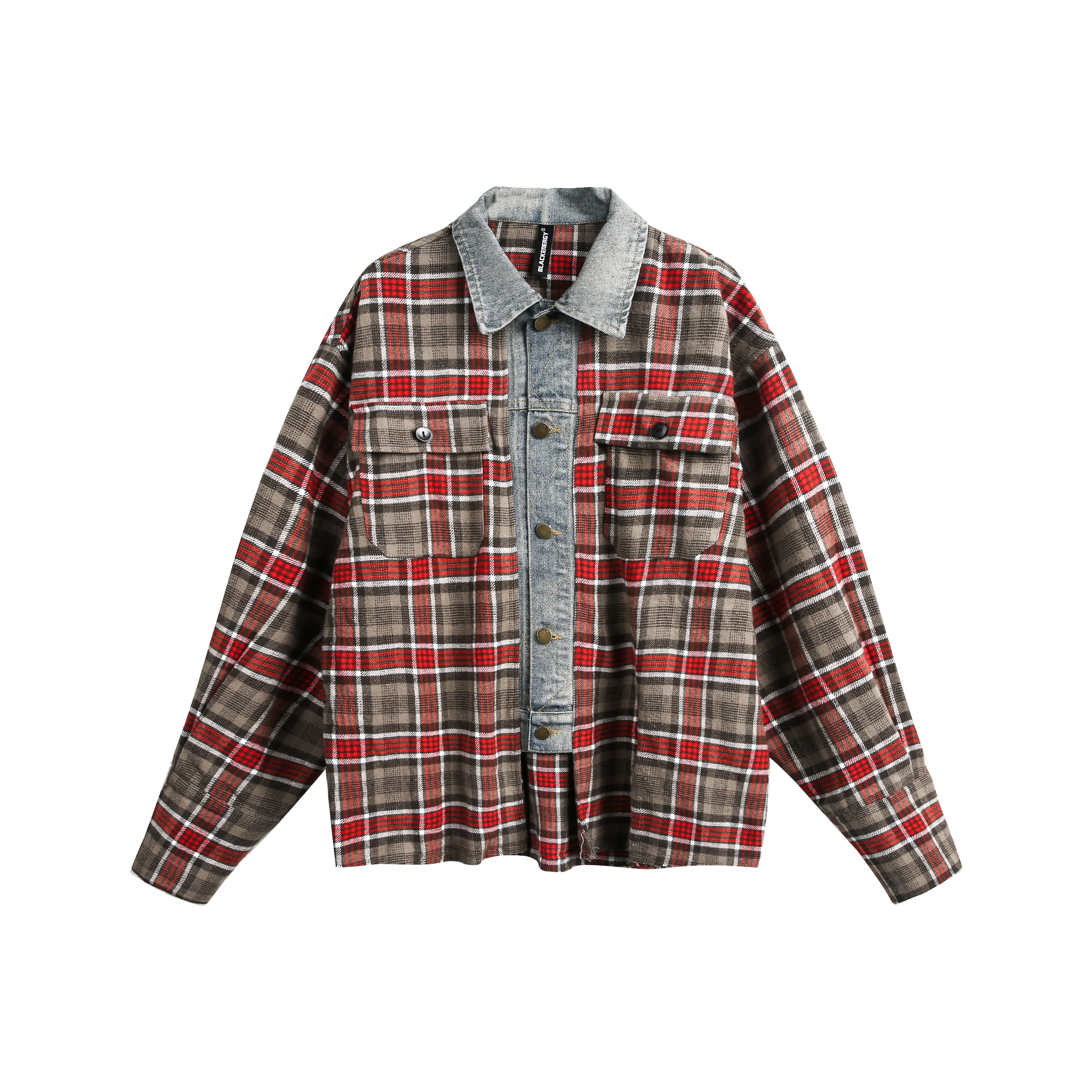 GBXM Красная клетка Унисекс Рубашки