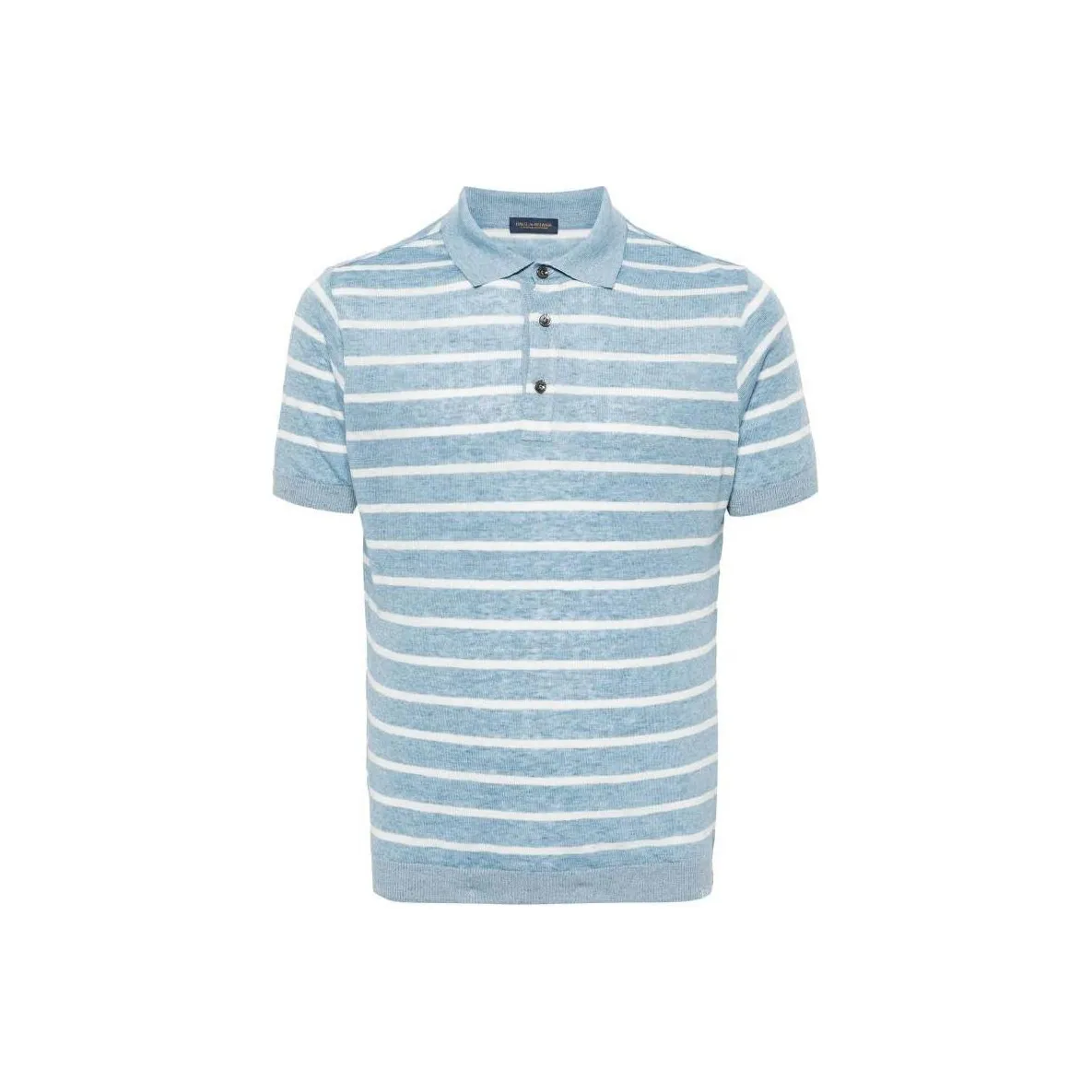 Paul & Shark Striped Linen Polo Shirt