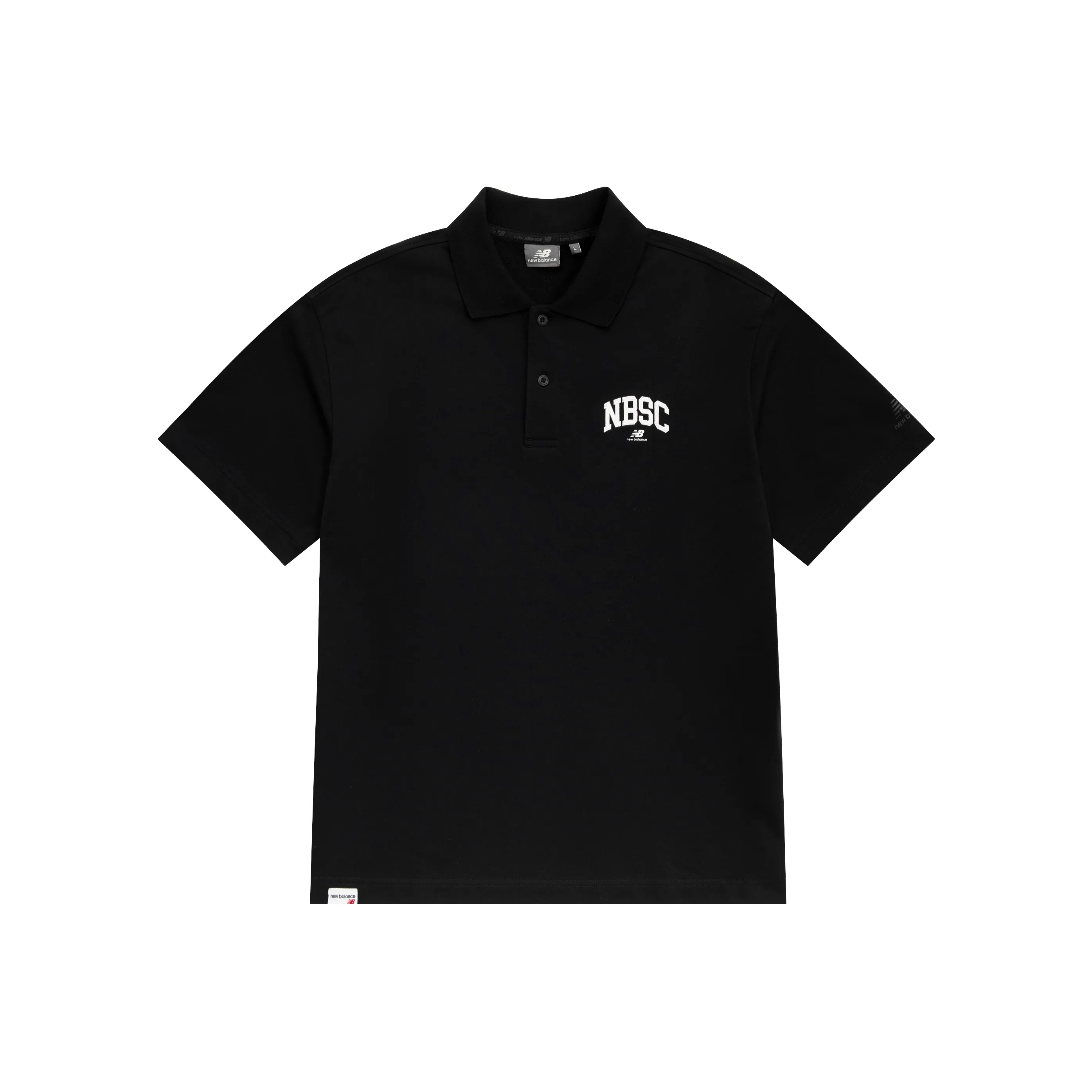New Balance совместное брендирование Поло Мужское Черное