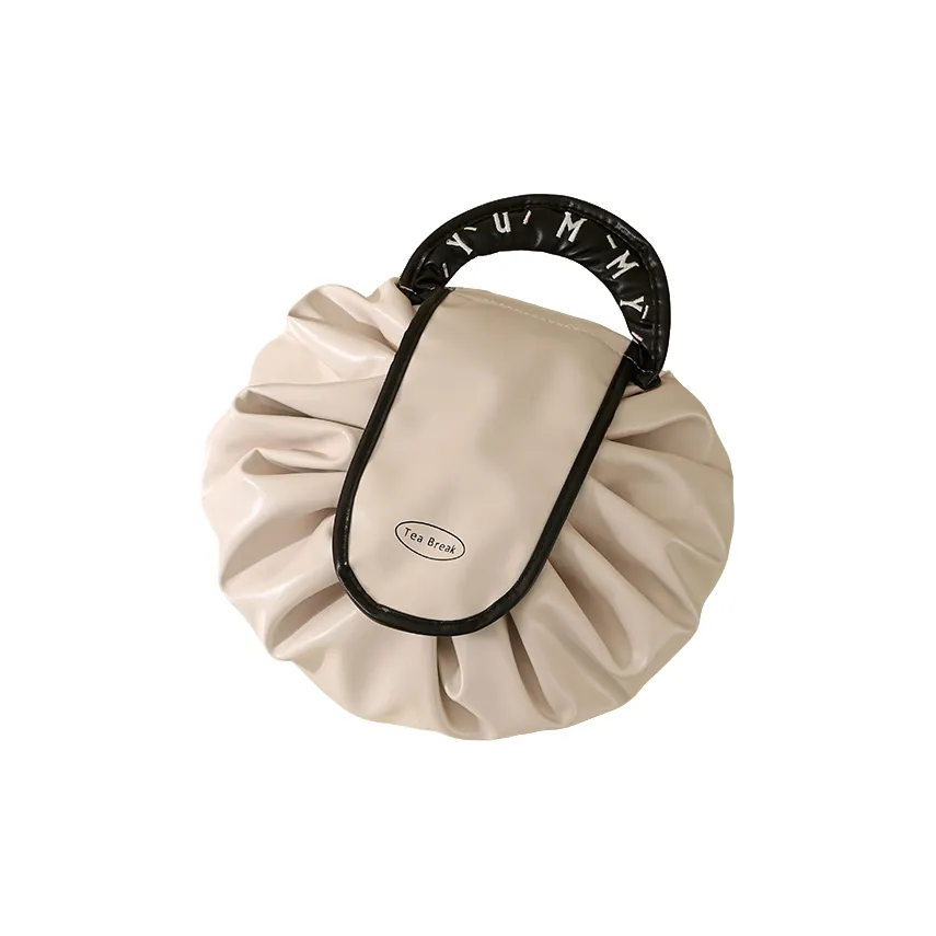 Haiying Милый стиль Lazy Makeup Bag Портативный Ручной Шнур Большой объем Мешок для хранения