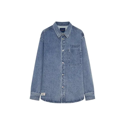 Teenie Weenie Men Denim Series Синие Унисекс Рубашки