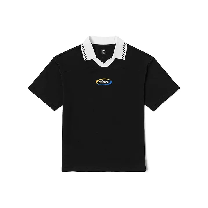 Lee Xline Polo Shirts Unisex Black