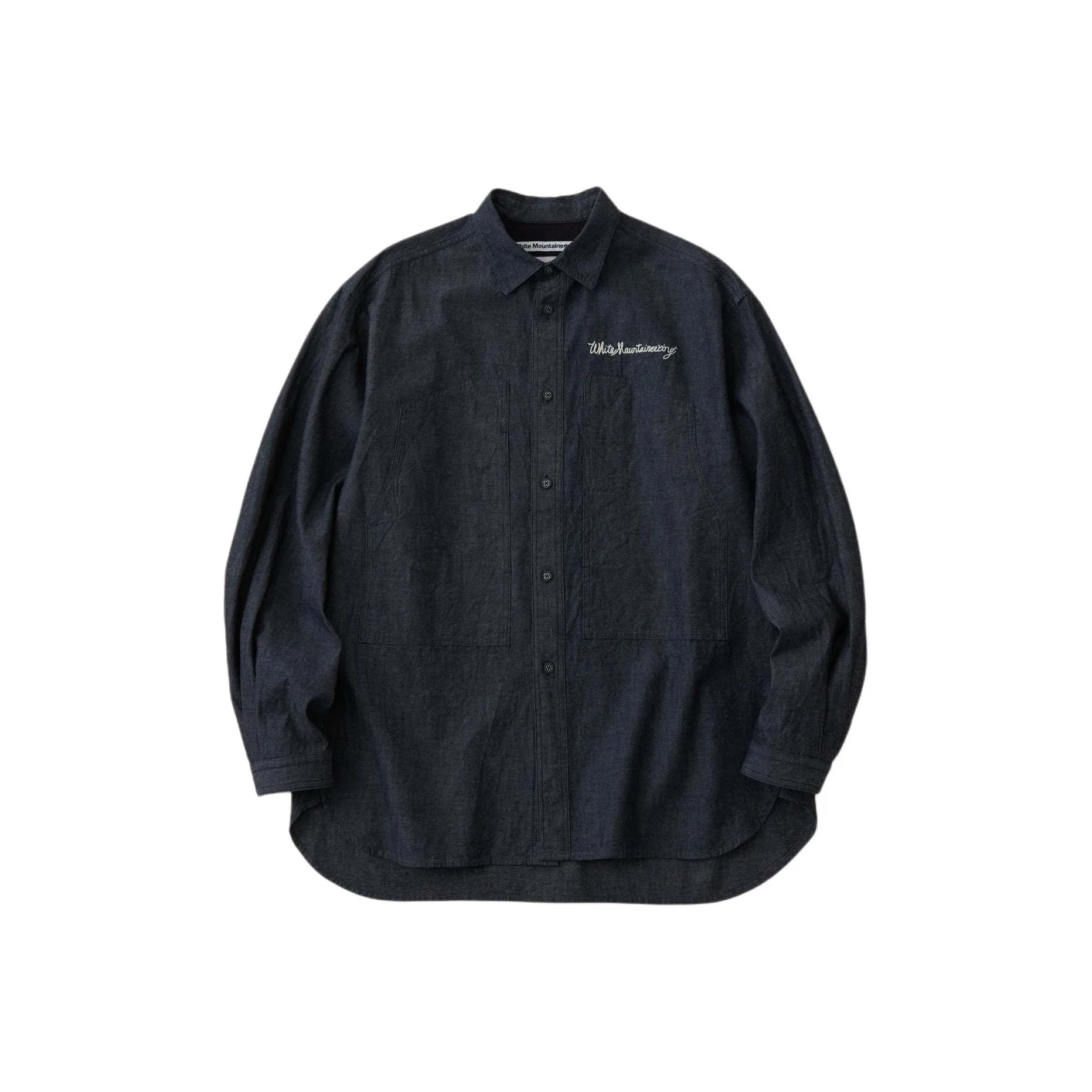 White Mountaineering Shirt Men's Navy Blue