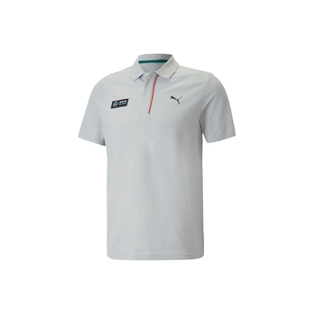 PUMA Mercedes Amg Поло Мужское Серого цвета