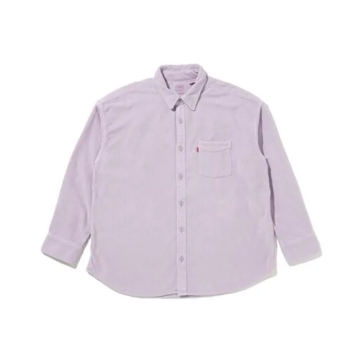 Levis Светло-фиолетовые Мужские Рубашки