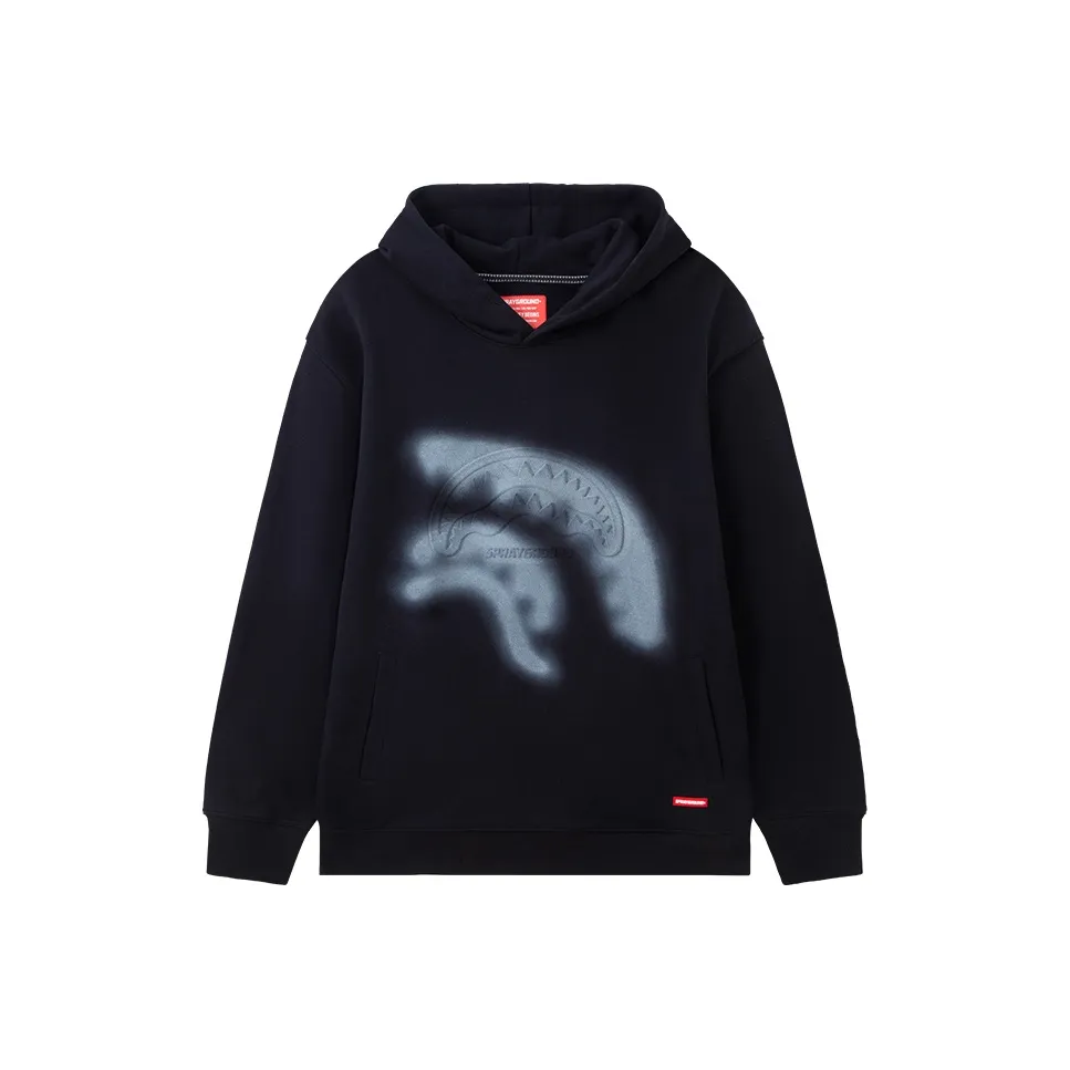 SPRAYGROUND С капюшоном Пуловер Свитшот Унисекс Черный