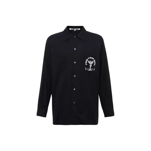 McQ Alexander McQueen Черные Мужские Рубашки