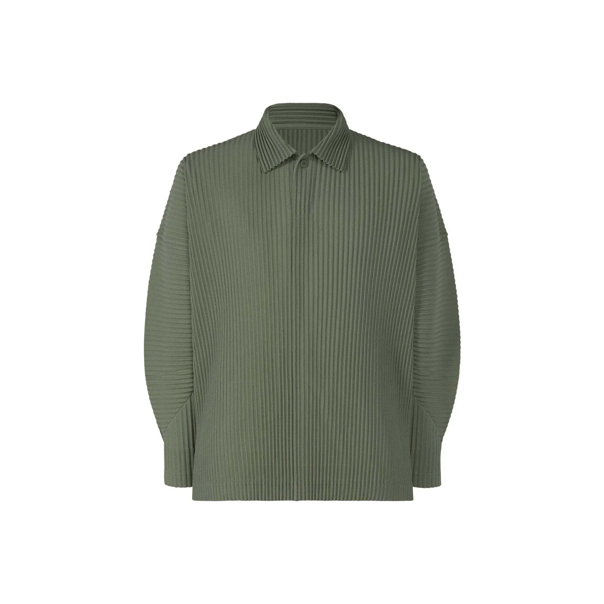 Homme Plissé Issey Miyake Mc October Pleated Polo Shirt