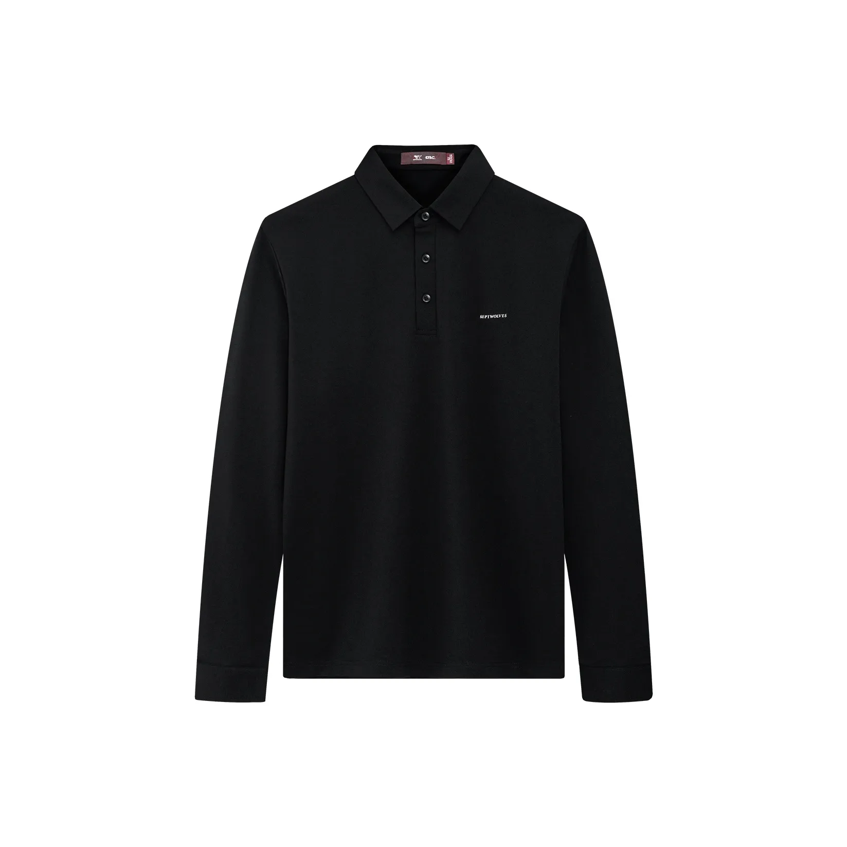 SEPTWOLVES Polo Shirt Men's Black