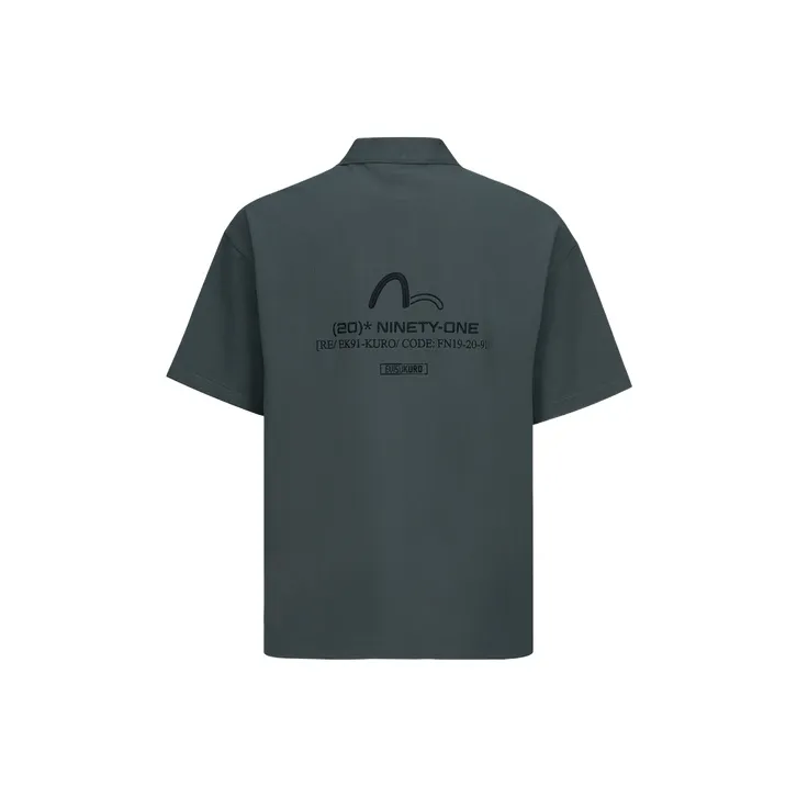 EVISU Polo Shirt Men's Dark Gray