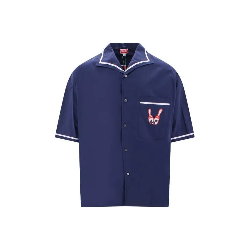 KENZO Мужские Синие Рубашки