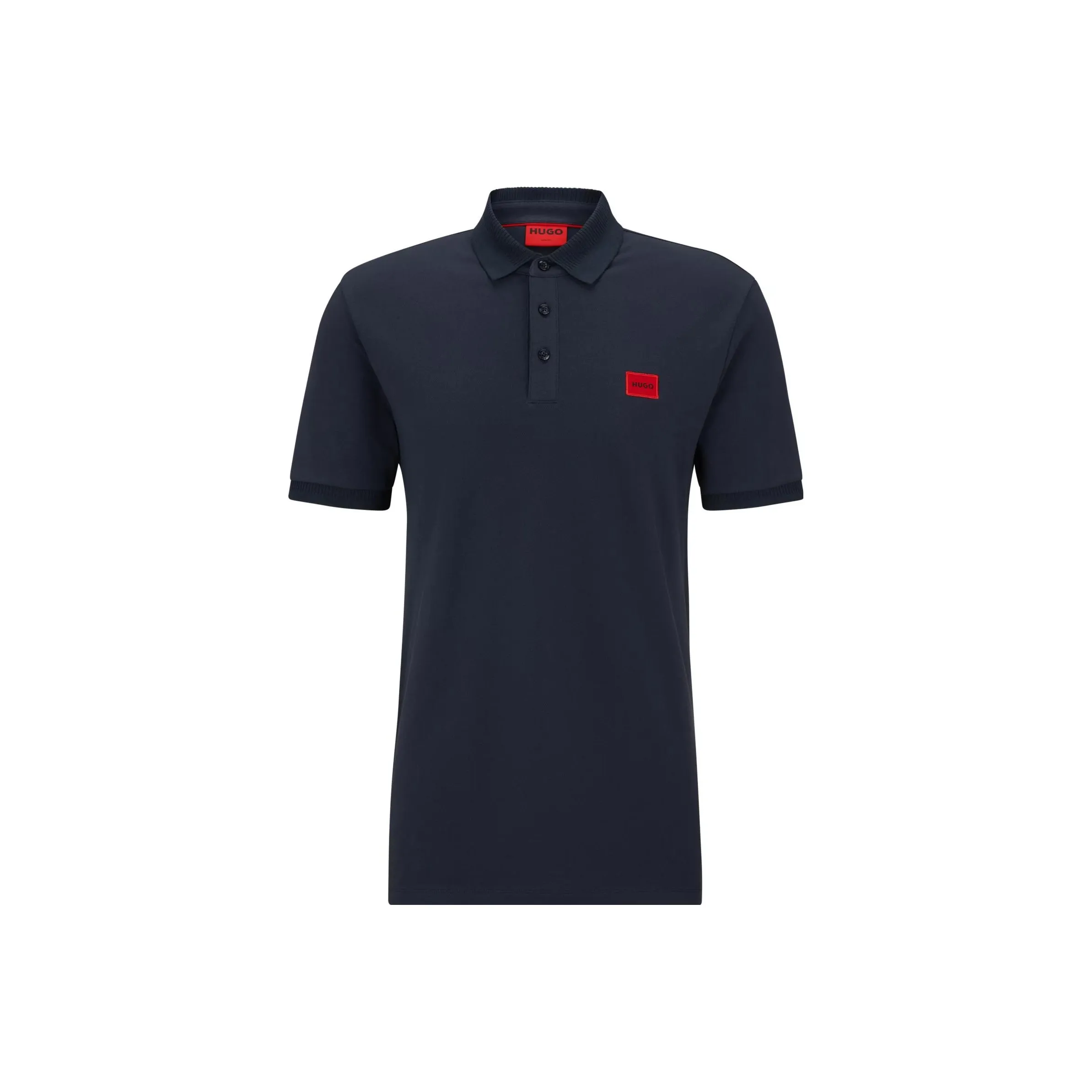 Hugo Logo patch Cotton Piqué Polo Shirt