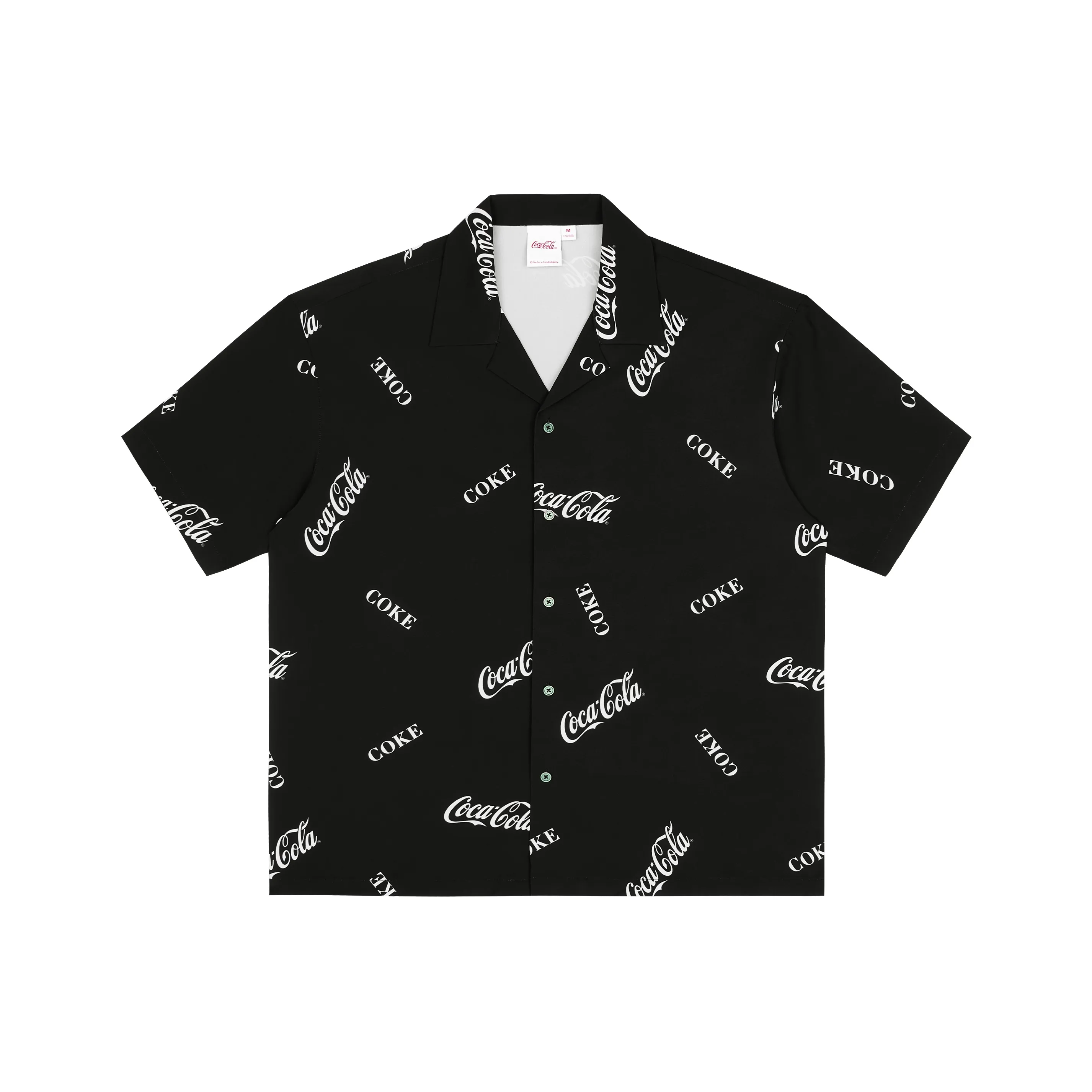 COCA COLA Рубашка Унисекс Starry Черный