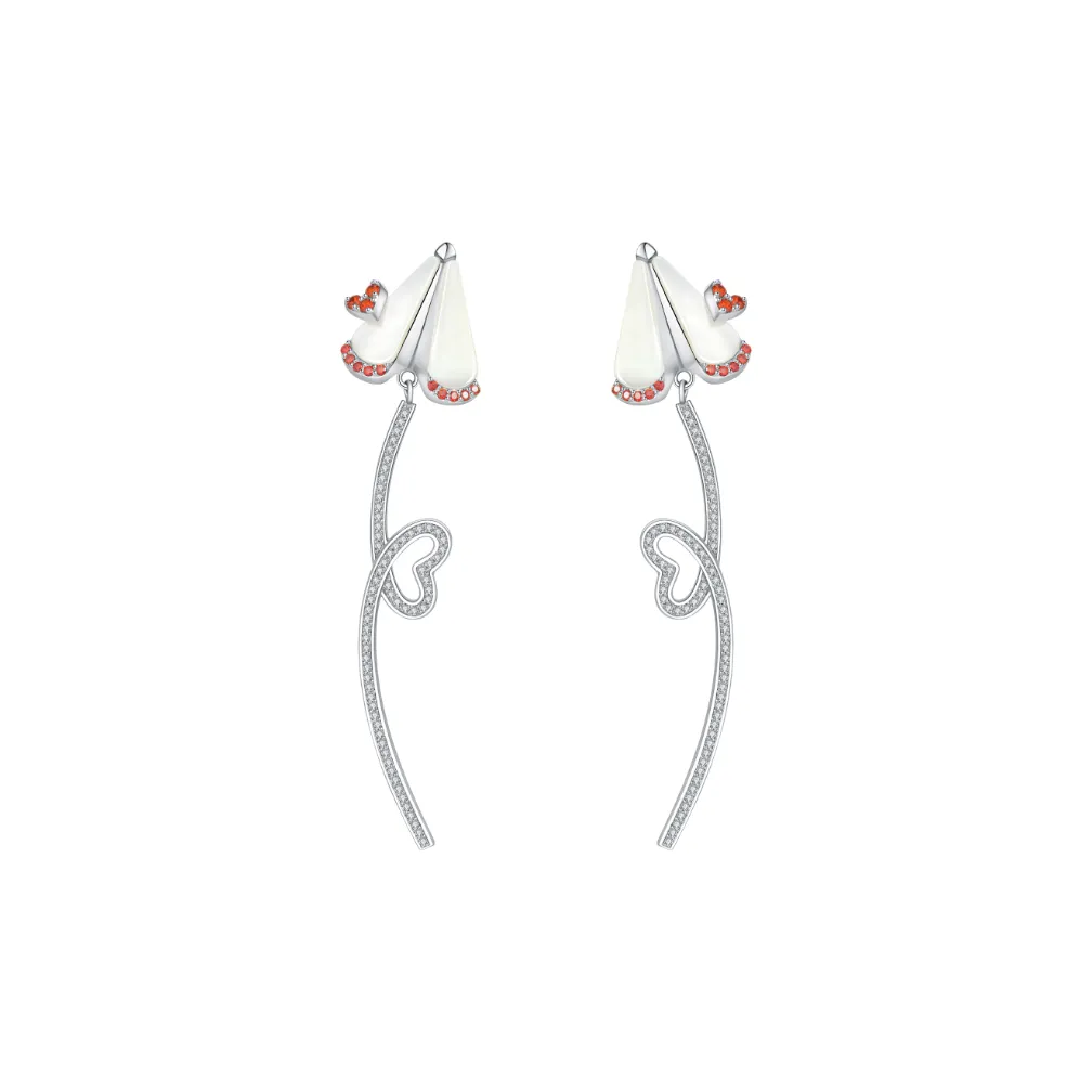 BABYBEI Серьги из жемчужной раковины женские