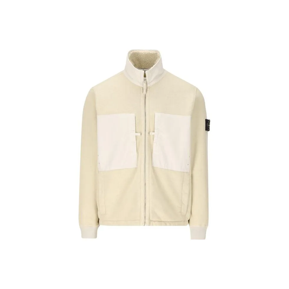 STONE ISLAND High Neck Zipped Sweatshirt