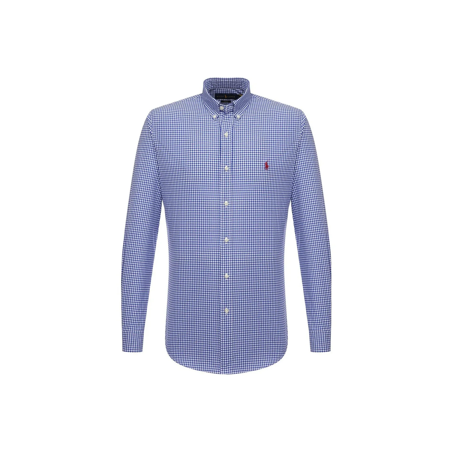 Polo Ralph Lauren FW22 Рубашка Мужская Фиолетовая Синяя