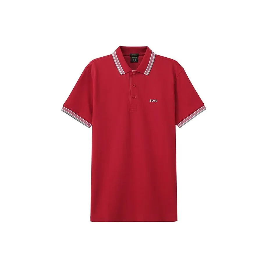 HUGO BOSS SS22 Polo Shirt Men's Red