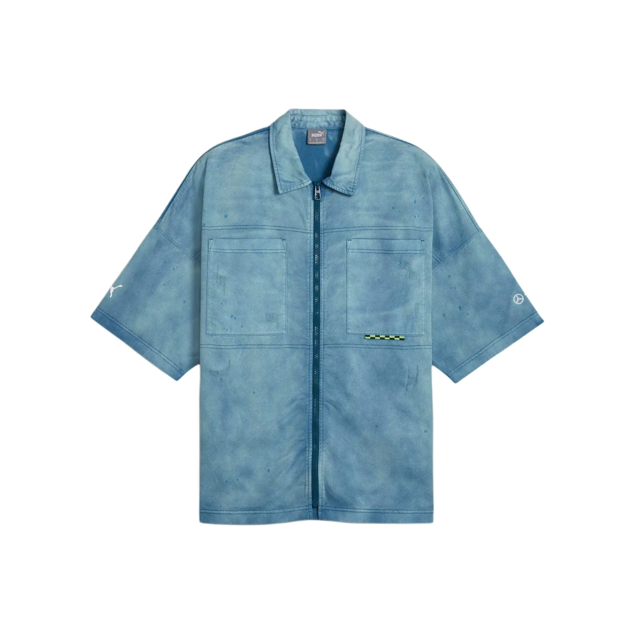 PUMA x Mercedes AMG Petronas F1® Команда X Mad Собака Jones SS24 Рубашка Мужская Океан Синий
