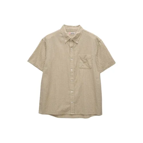 S/DOUBLE FW24 Кофе Унисекс Рубашки