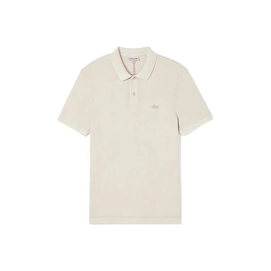 LACOSTE Бежевая Мужская Поло