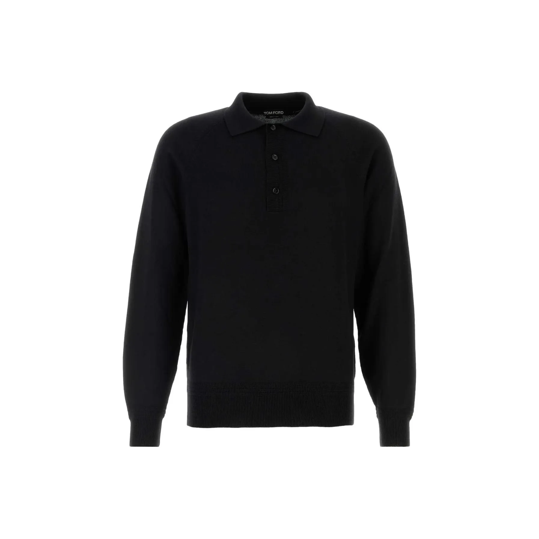 TOM FORD Long Sleeved Knitted Polo Shirt