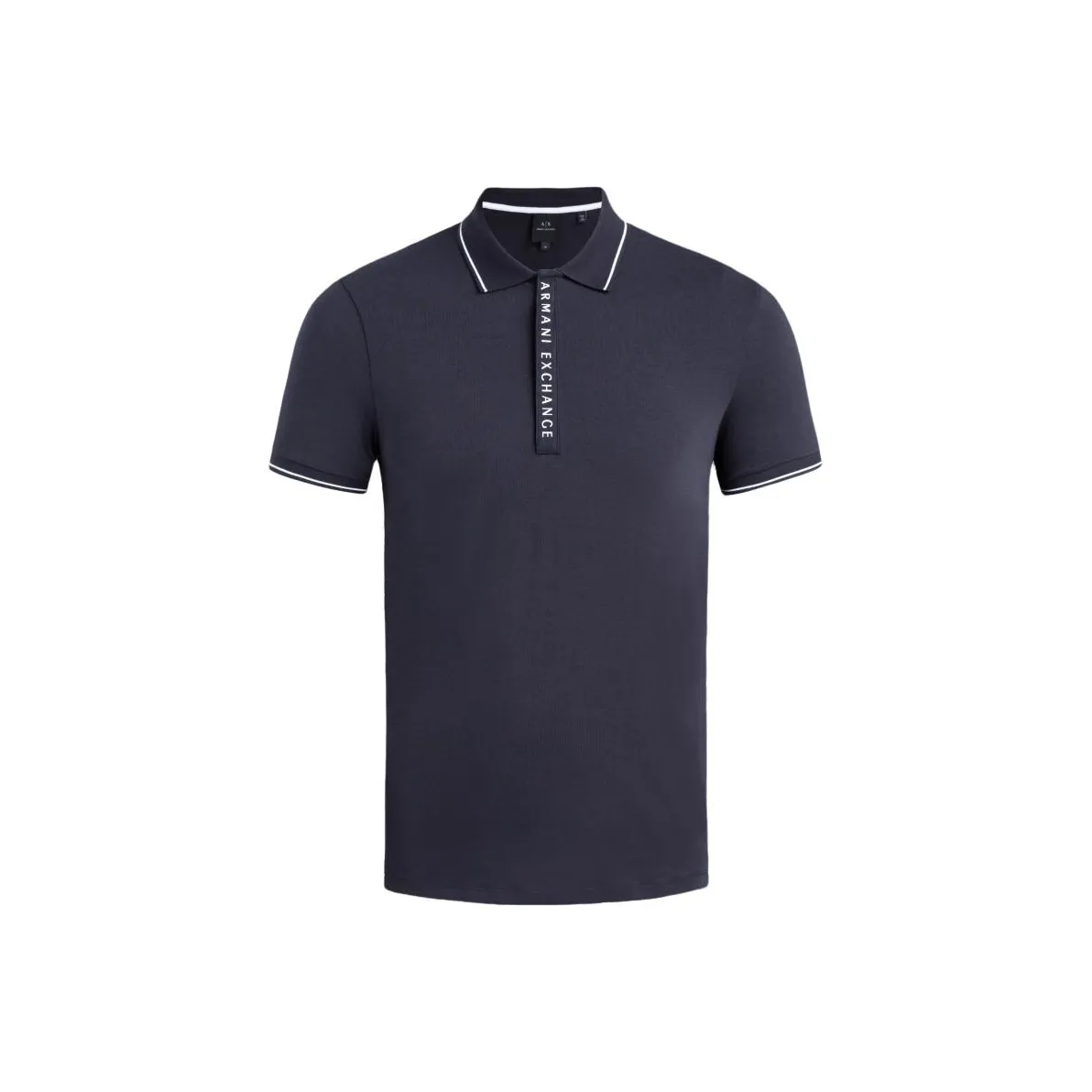 ARMANI EXCHANGEAE SS23 Polo Shirt Men's Navy Blue