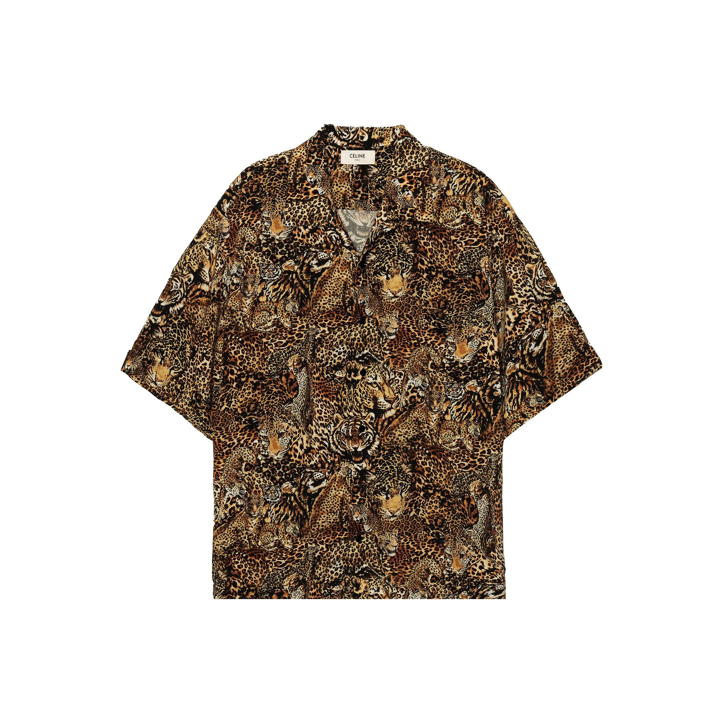 CELINE SS23 Рубашка Мужская Многоцветная