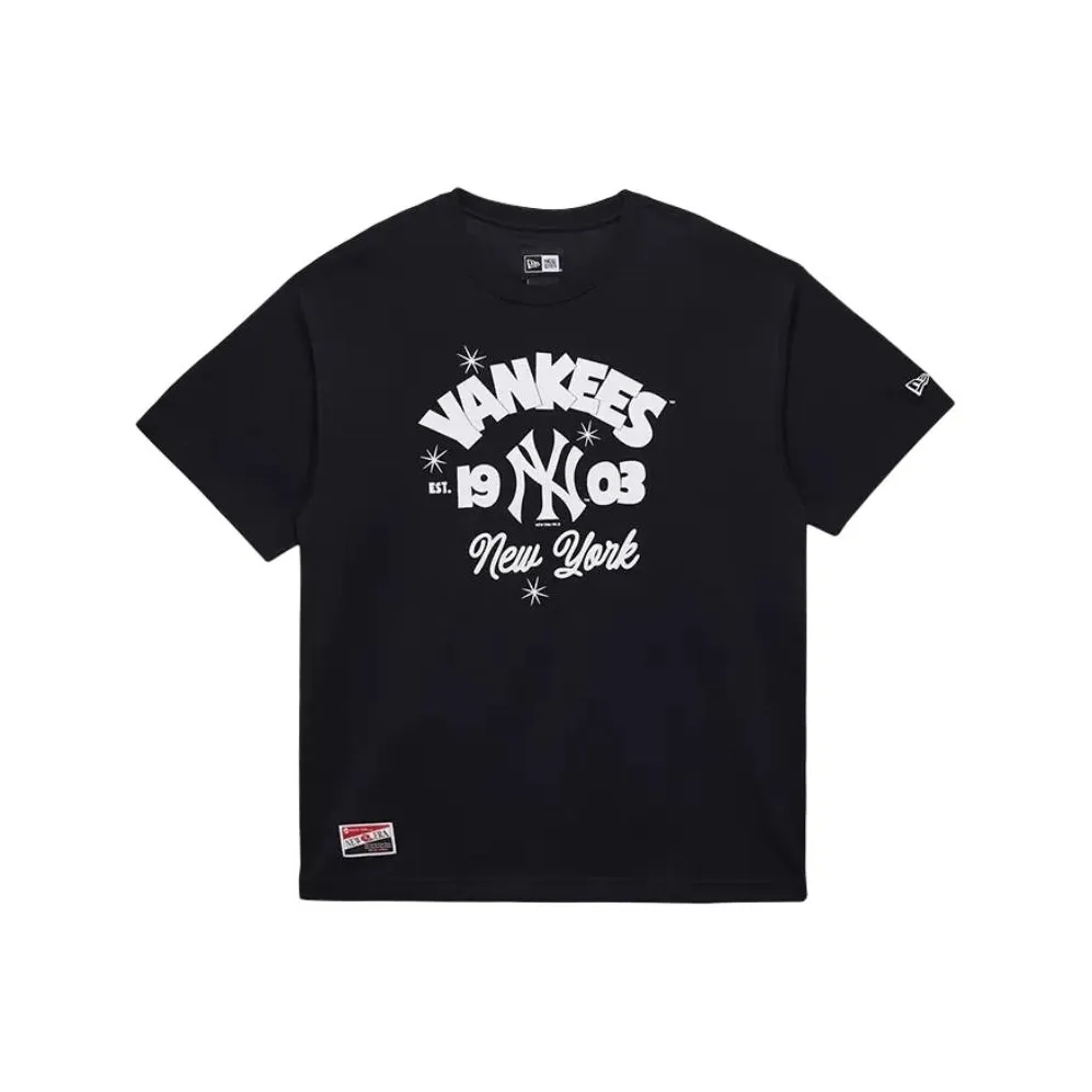 New Era x MLB Base Logo T-Shirt Унисекс Черный
