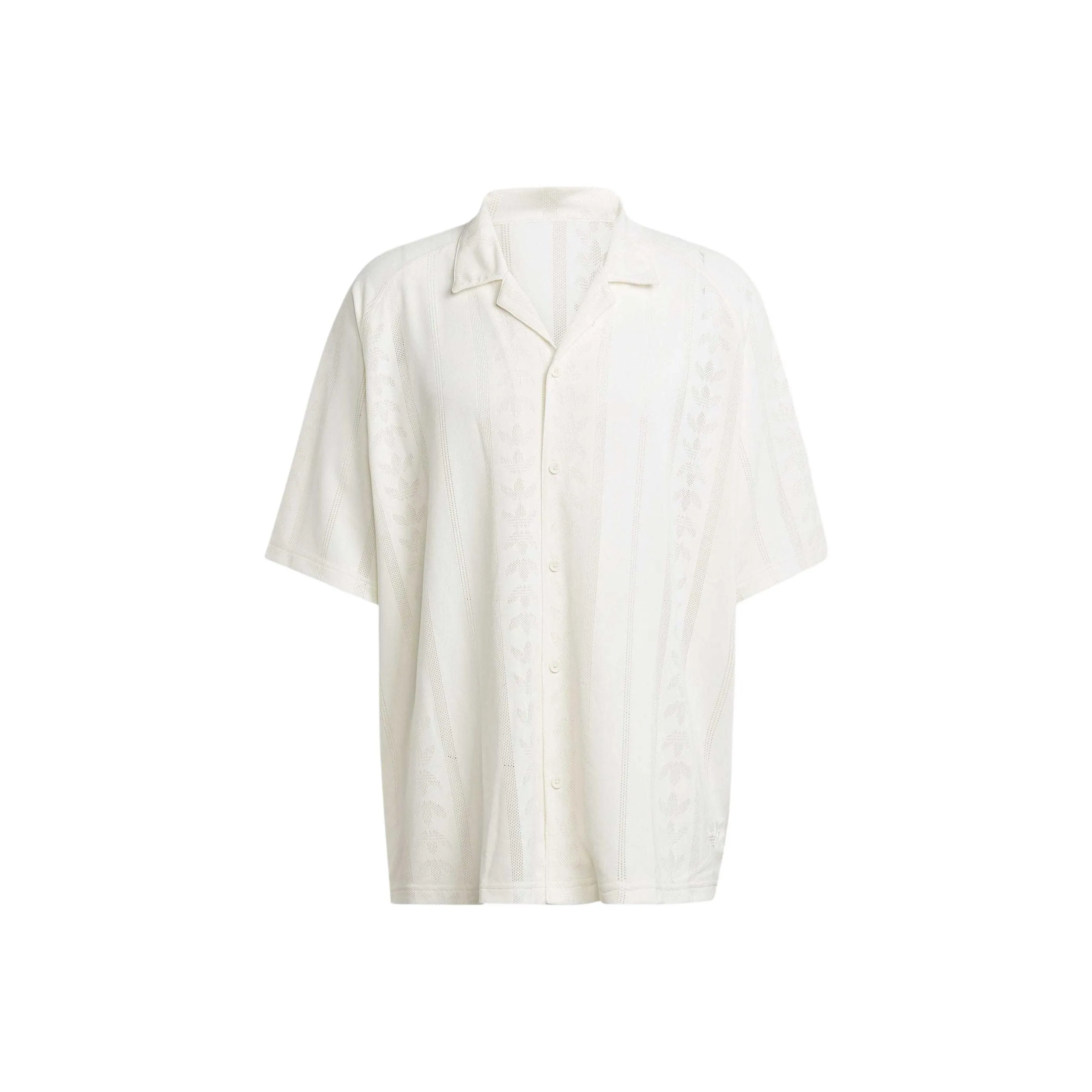 Adidas Originals FASHION MESH SHIRT Shirt Men's Ivory White