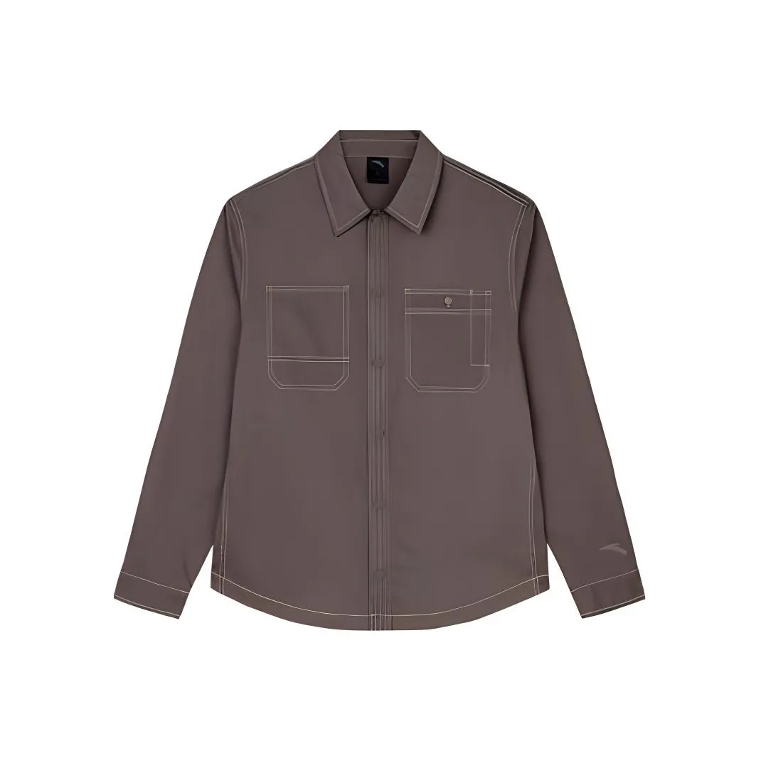 CHAOJIANTA Рубашка Мужская Сланцево-Серый