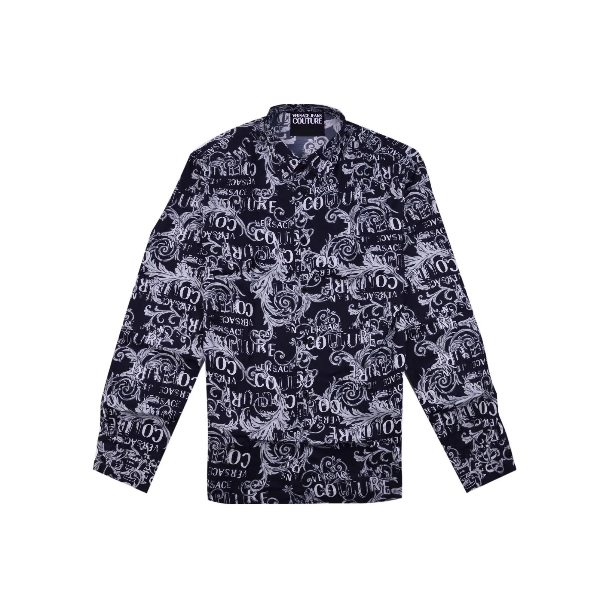 VERSACE JEANS COUTURE Мужские Черные Рубашки