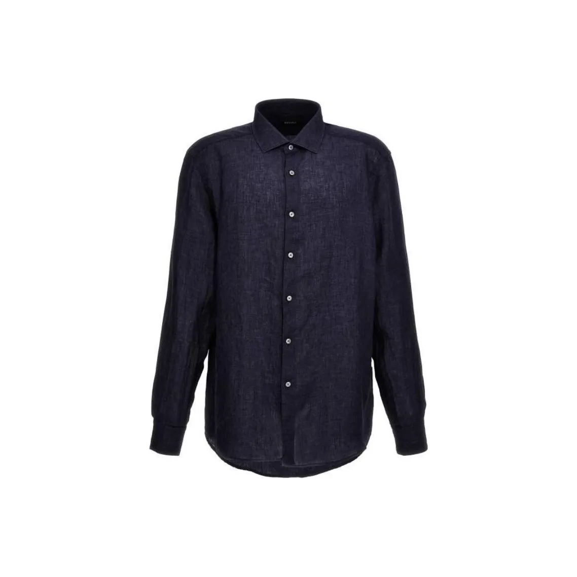 Ermenegildo Zegna Blue Men's Shirts Эргенжильдо Зегна Синий Мужские Рубашки