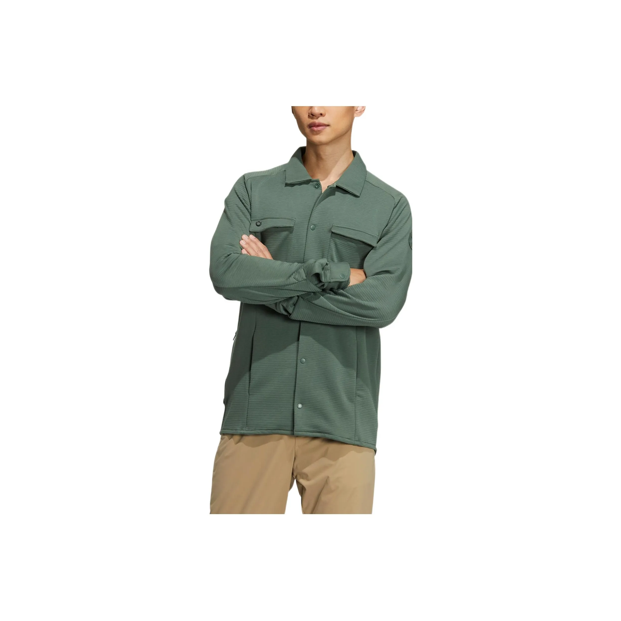 Adidas Светло-зеленые Мужские Рубашки