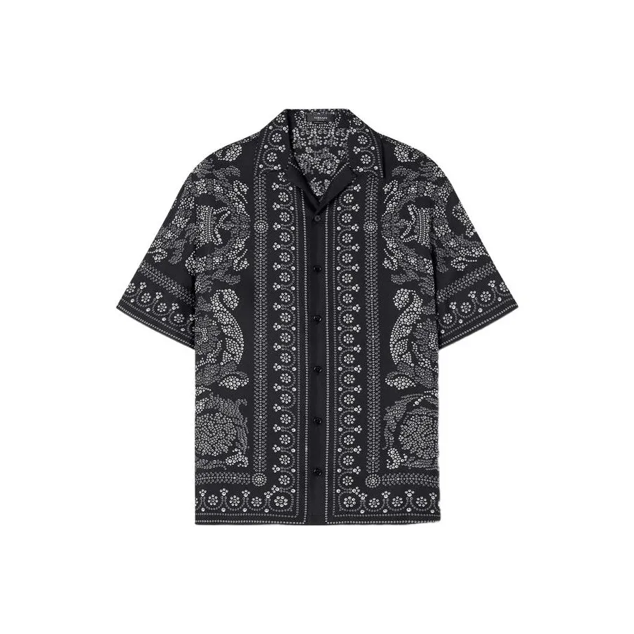 VERSACE FW22 Shirt Men's Black White