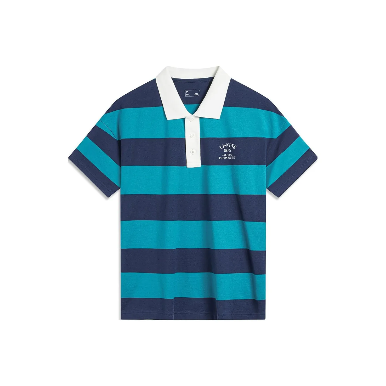 LiNing Weekend Youth Polo Shirt Unisex Reef Cyan