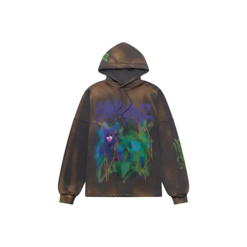 SANKUANZ Collaboration Коричневый Унисекс Свитшоты
