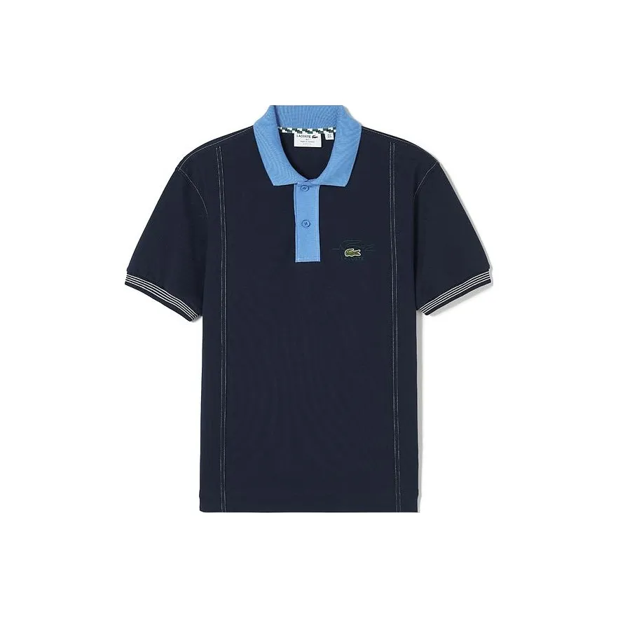 LACOSTE Polo Shirts Men's Navy Blue