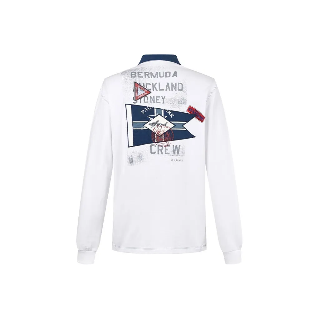 Paul Shark Yachting Поло Мужское Белое